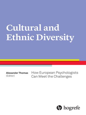 cover image of Cultural and Ethnic Diversity